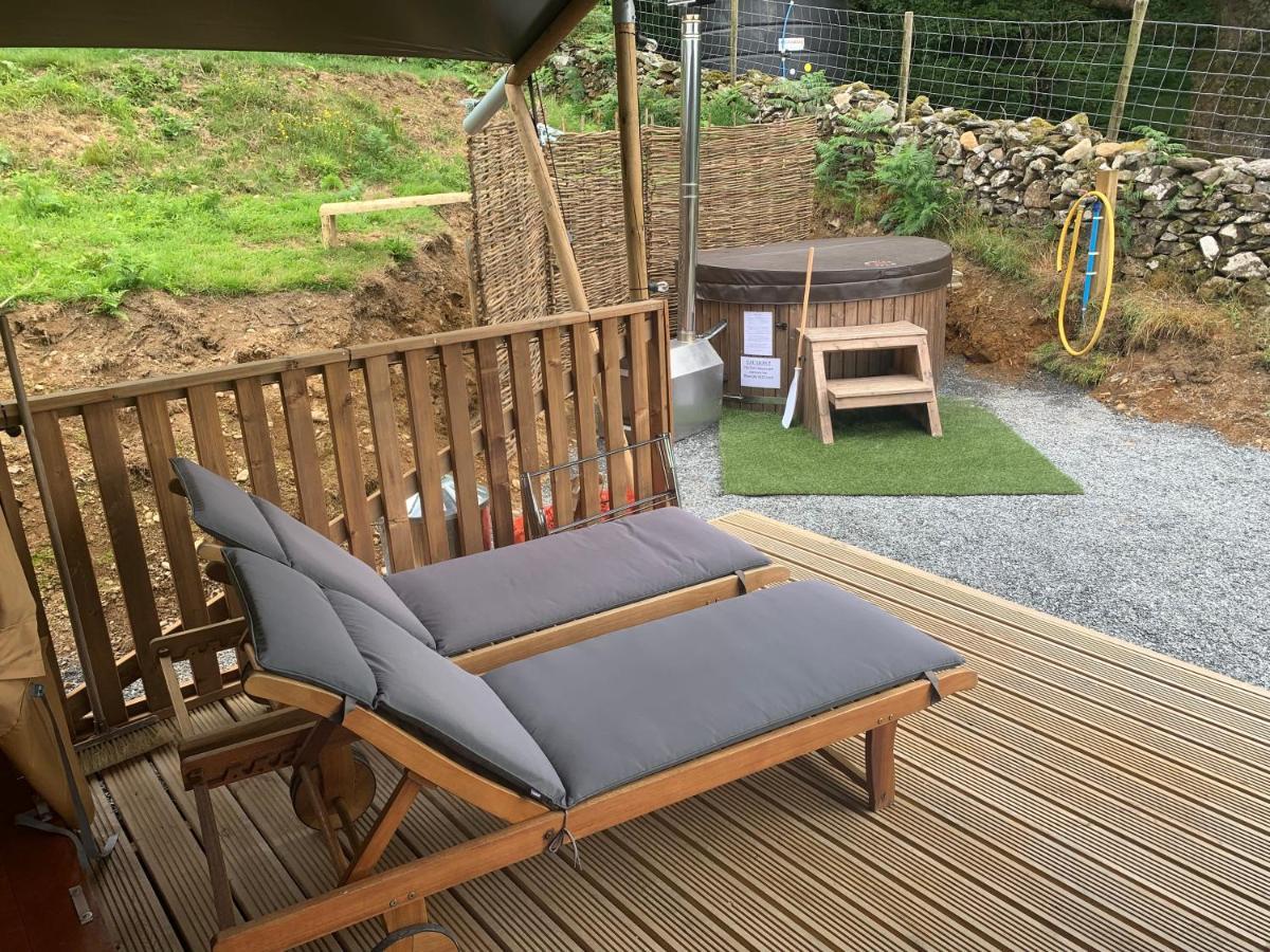 Mountain View Safari Tent With Hot Tub In The Heart Of Snowdonia Dolgellau Exterior photo