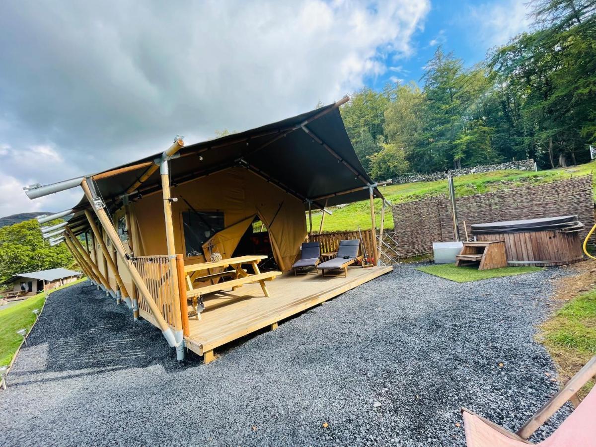 Mountain View Safari Tent With Hot Tub In The Heart Of Snowdonia Dolgellau Exterior photo